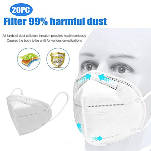 20 Unidades De_Mascarilla_Desechable 3 Capas Las_Mascarillas_ para Adultos Son Adecuadas para Cenas Al Aire Libre 20 Unidades De_Mascarilla_Desechable 3 Capas Las_Mascarillas_ para Adultos Son Adecuadas para Cenas Al Aire Libre