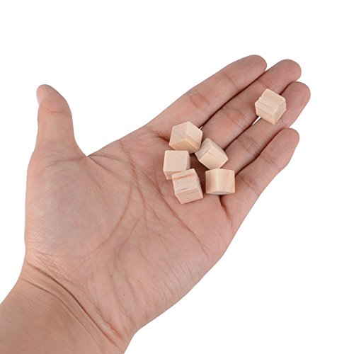 200pcs 1x1x1cm Cubos Madera Bloques Cuadrados para Manualidades Diy Artesanía Pintar Decoración 200pcs 1x1x1cm Cubos Madera Bloques Cuadrados para Manualidades Diy Artesanía Pintar Decoración