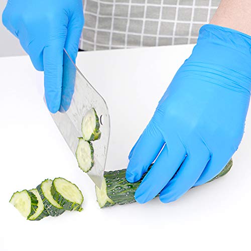 200pcs Nitrilo Guantes Desechables Polvo Guantes Libres De Látex, Dispensador Pack Cocina Universal/Lavavajillas/Trabajo/Goma/Guantes de Jardín (M, Azul) 200pcs Nitrilo Guantes Desechables Polvo Guantes Libres De Látex, Dispensador Pack Cocina Universal/Lavavajillas/Trabajo/Goma/Guantes de Jardín (M, Azul)