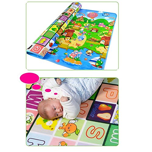 200X180CM Alfombra Infantil Bebés de Suelo Actividad interesante Farm 200X180CM Alfombra Infantil Bebés de Suelo Actividad interesante Farm