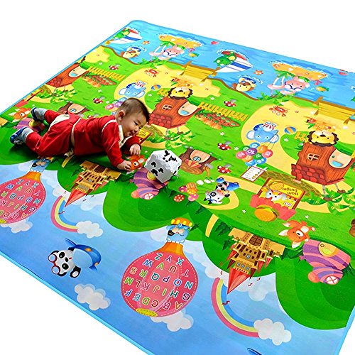 200X180CM Alfombra Infantil Bebés de Suelo Actividad interesante Farm 200X180CM Alfombra Infantil Bebés de Suelo Actividad interesante Farm