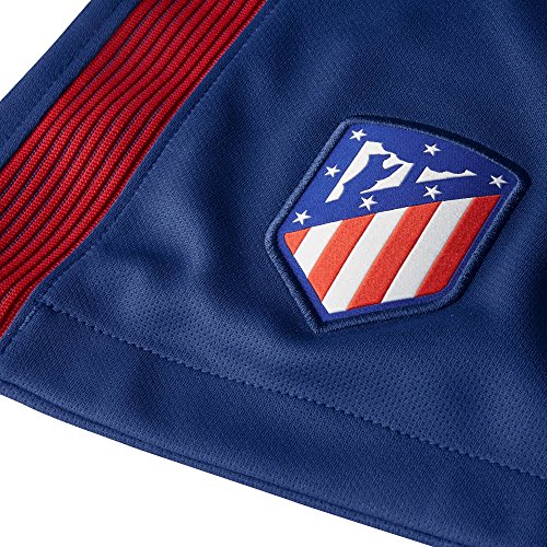 2017-2018 Atletico Madrid Home Nike Football Shorts (Blue)