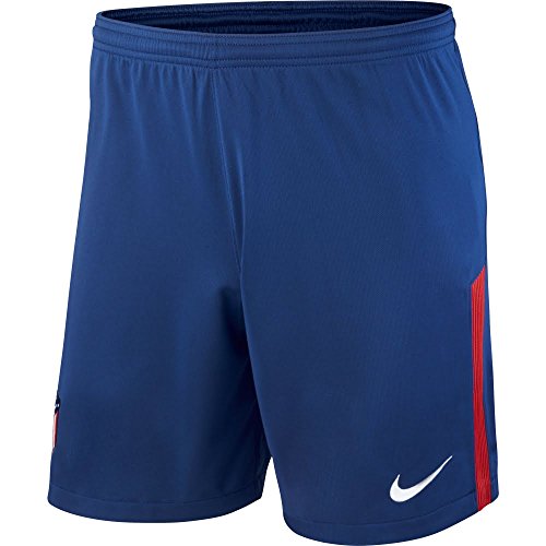 2017-2018 Atletico Madrid Home Nike Football Shorts (Blue)