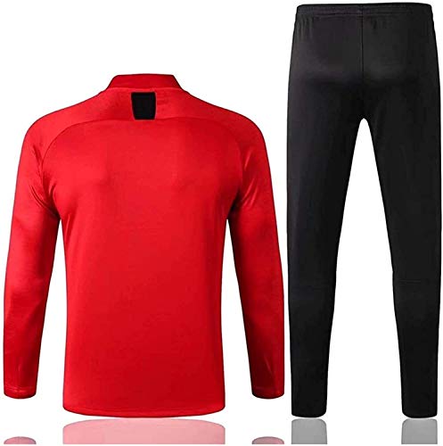 2020-2021 Atlético De Madrid Traje De Entrenamiento Casual De Manga Larga Traje De Fútbol Ropa Deportiva Conjunto de chándal para Hombre (Color : Photo Color, Size : XXL)