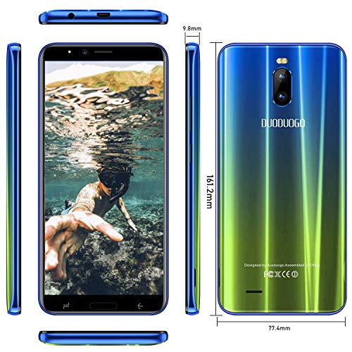 2020 Moviles Libres Baratos 4G, Teléfono Móvil de 6.0’’ Pulgadas 18:9 HD 3GB RAM 16GB ROM/64GB Android 8.1 Quad-Core Smartphone Libres Baratos 4800mAh Batería Dual SIM Dual Cámara 8MP Face ID(Oro) 2020 Moviles Libres Baratos 4G, Teléfono Móvil de 6.0’’ Pulgadas 18:9 HD 3GB RAM 16GB ROM/64GB Android 8.1 Quad-Core Smartphone Libres Baratos 4800mAh Batería Dual SIM Dual Cámara 8MP Face ID(Oro)