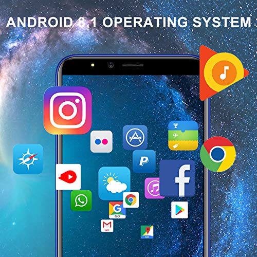 2020 Moviles Libres Baratos 4G, Teléfono Móvil de 6.0’’ Pulgadas 18:9 HD 3GB RAM 16GB ROM/64GB Android 8.1 Quad-Core Smartphone Libres Baratos 4800mAh Batería Dual SIM Dual Cámara 8MP Face ID(Oro) 2020 Moviles Libres Baratos 4G, Teléfono Móvil de 6.0’’ Pulgadas 18:9 HD 3GB RAM 16GB ROM/64GB Android 8.1 Quad-Core Smartphone Libres Baratos 4800mAh Batería Dual SIM Dual Cámara 8MP Face ID(Oro)