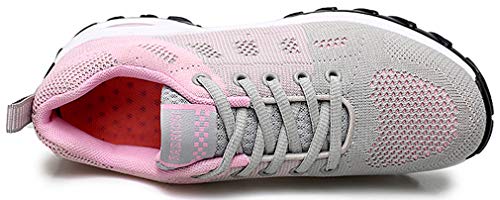 2020 Zapatos cuña Mujer Zapatillas de Deportivas Plataforma Mocasines Primavera Verano Planas Ligero Tacon Sneakers Cómodos Zapatos para Mujer Negro Gris Blanco