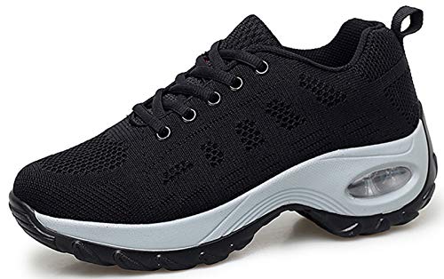 2020 Zapatos cuña Mujer Zapatillas de Deportivas Plataforma Mocasines Primavera Verano Planas Ligero Tacon Sneakers Cómodos Zapatos para Mujer Negro Gris Blanco 2020 Zapatos cuña Mujer Zapatillas de Deportivas Plataforma Mocasines Primavera Verano Planas Ligero Tacon Sneakers Cómodos Zapatos para Mujer Negro Gris Blanco