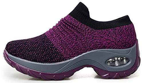 2020 Zapatos cuña Mujer Zapatillas de Deportivas Plataforma Mocasines Primavera Verano Planas Ligero Tacon Sneakers Cómodos Zapatos para Mujer Negro Gris Blanco 2020 Zapatos cuña Mujer Zapatillas de Deportivas Plataforma Mocasines Primavera Verano Planas Ligero Tacon Sneakers Cómodos Zapatos para Mujer Negro Gris Blanco