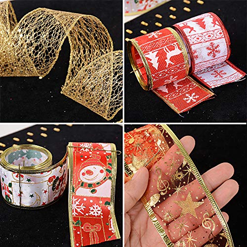 20metros 2mx10rollo Cintas Navidad Decoración Arbol Navidad Embalaje Regalo Hogar DIY Manualidades Lazos Adornos Navideños 20metros 2mx10rollo Cintas Navidad Decoración Arbol Navidad Embalaje Regalo Hogar DIY Manualidades Lazos Adornos Navideños
