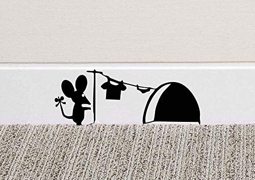 213B Mouse Hole Wall Art Sticker Washing Vinyl Decal Mice Home Skirting Board Funny by Black Country Vinyls 213B Mouse Hole Wall Art Sticker Washing Vinyl Decal Mice Home Skirting Board Funny by Black Country Vinyls