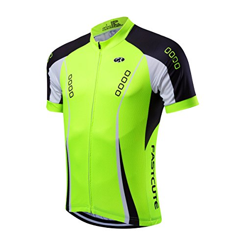 21Grams Maillot de Ciclismo para Hombre con Culotte Corto con Tirantes Manga Corta con Tirantes Acolchados de Gel en 3D