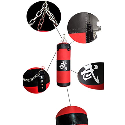 21Grams Saco de Boxeo Kit de Saco de Boxeo con Cadenas Extraíbles, Guantes para Boxeo, Percha para Entrenamiento de Boxeo Sanda Muay Thai Karate Artes Marciales Taekwondo UFC Kickboxing MMA (200CM)