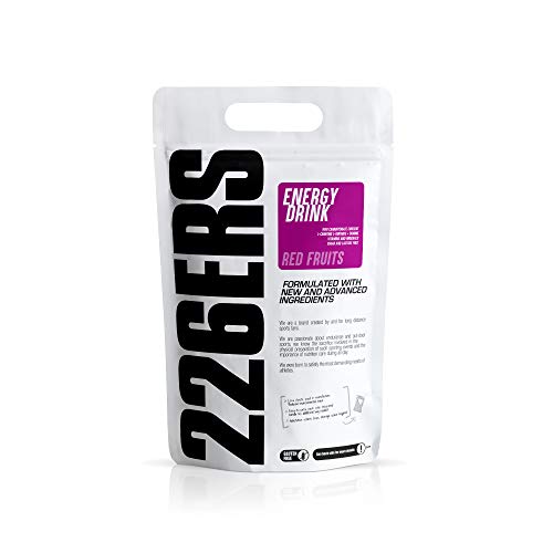 226ERS Energy Drink, Bebida Energética con Amilopectina, Taurina y L-Carnitina, Frutos Rojos - 1000 gr