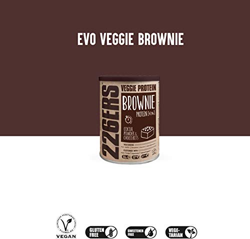 226ERS Evo Vegan Protein Brownie, Mezcla para Brownies de Proteína Vegana con Harina de Teff, Cocoa & Choco Bits - 420 gr