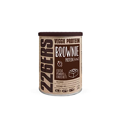 226ERS Evo Vegan Protein Brownie, Mezcla para Brownies de Proteína Vegana con Harina de Teff, Cocoa & Choco Bits - 420 gr