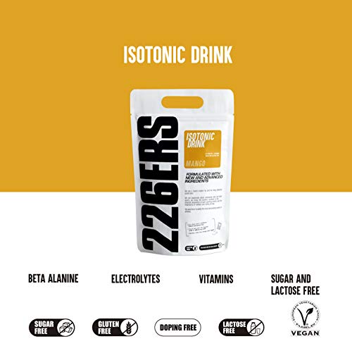 226ERS Isotonic Drink, Electrolitos para Recuperar Sales Minerales, Mango - 1000 gr