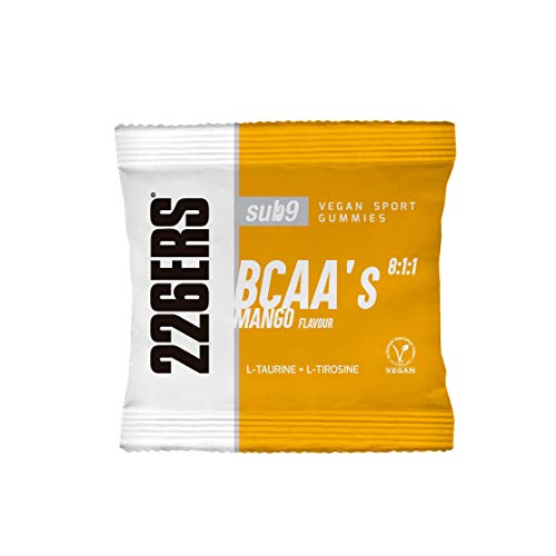 226ERS Vegan Sport Gummies - Gominolas Energéticas con BCAAs 8:1:1, Mango - 1 unidad