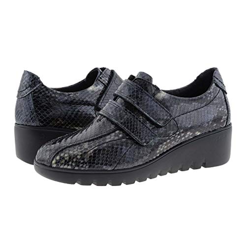 24 Horas 24741 Deportivas Piel con Velcro Talla: 38 Color: Negro 24 Horas 24741 Deportivas Piel con Velcro Talla: 38 Color: Negro