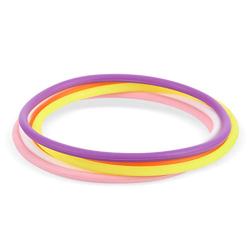24 Piezas de Neón Pulseras de Goma Pulseras de Silicona 80s Accesorios de Disfraces 24 Piezas de Neón Pulseras de Goma Pulseras de Silicona 80s Accesorios de Disfraces