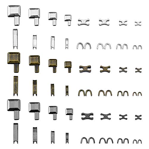 24 Sets Cremallera de aleación Cremallera Inferior y Cremallera superior # 3# 5# 8# 10 Cremallera de Reparación para Artesanías de Ropa y Costura