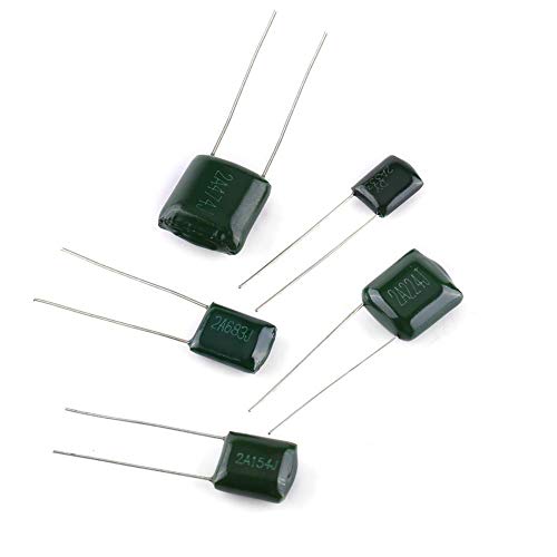 24 valores 660Pcs 100V Kit de surtido de condensadores con caja de almacenamiento,Capacitores de papel de película de poliéster de 0.22nF-470nF 24 valores 660Pcs 100V Kit de surtido de condensadores con caja de almacenamiento,Capacitores de papel de película de poliéster de 0.22nF-470nF