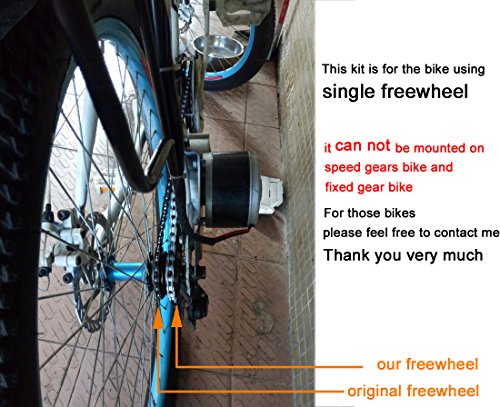 24V36V 350W Kit eléctrico de la conversión de la vespa del kit del motor eléctrico de Bici eléctrica casera de Bike L-FASTER EBike de la bici de E-Bike de DIY (24V350W) 24V36V 350W Kit eléctrico de la conversión de la vespa del kit del motor eléctrico de Bici eléctrica casera de Bike L-FASTER EBike de la bici de E-Bike de DIY (24V350W)
