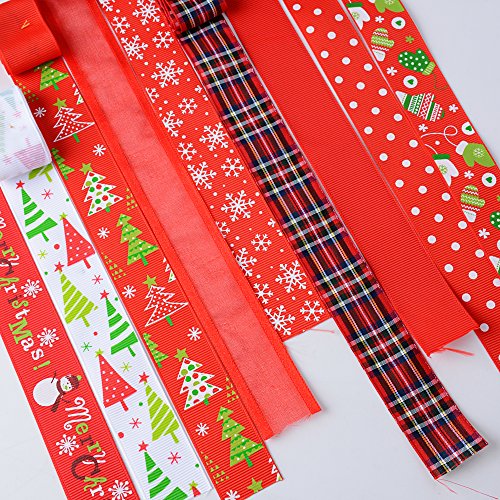 26pcs Cinta Navidad de Tela Cinta Navideña Decorativa para Navidad Decoración iFiesta Boda Hogar Multicolor 1m x 26pcs 26pcs Cinta Navidad de Tela Cinta Navideña Decorativa para Navidad Decoración iFiesta Boda Hogar Multicolor 1m x 26pcs