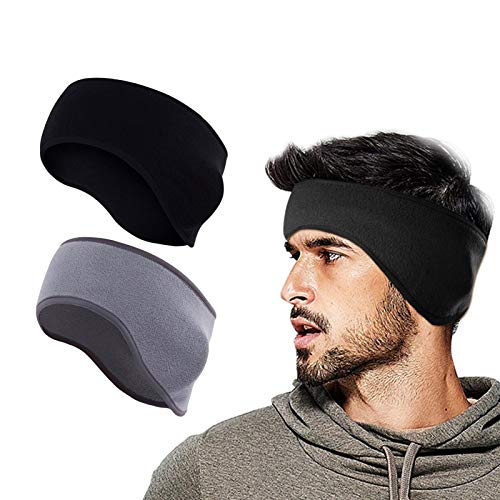 2Pcs Diadema deportiva de invierno,Diademas Invierno Deportes,Orejeras deportivas Diadema,Diademas Calentadores,Invierno Banda para Cabeza,Banda de Cabeza Deportiva,Invierno Cinta de Pelo Deportiva