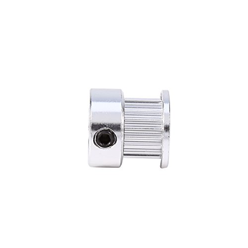 2pcs GT2 Poleas para Correa Sincronizada de 20 Dientas Poleas Dentadas Sncrona de Brida Rueda de 8mm de Dimetro para Impresora 3D 2pcs GT2 Poleas para Correa Sincronizada de 20 Dientas Poleas Dentadas Sncrona de Brida Rueda de 8mm de Dimetro para Impresora 3D