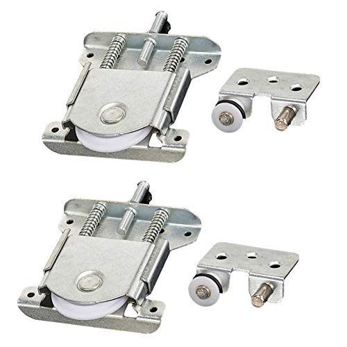 2pcs puerta corredera del guardarropa piezas/ruedas/corredores/rodillos/guías con amortiguación, capacidad de carga 20KG 2pcs puerta corredera del guardarropa piezas/ruedas/corredores/rodillos/guías con amortiguación, capacidad de carga 20KG