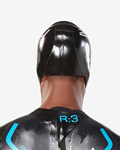 2XU Gorro de natación Unisex de Neopreno, Neopreno Natación, Hombre, Color Negro/Negro, tamaño Large/Extra-Large