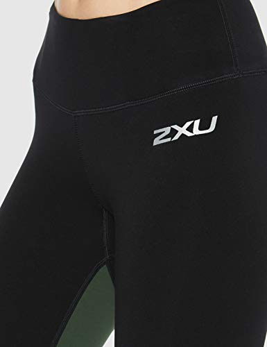 2XU Mallas de compresión para Mujer Fitness de Tiro Medio - Wa5389b, Mujer, 9336340735540, Negro, XS 2XU Mallas de compresión para Mujer Fitness de Tiro Medio - Wa5389b, Mujer, 9336340735540, Negro, XS