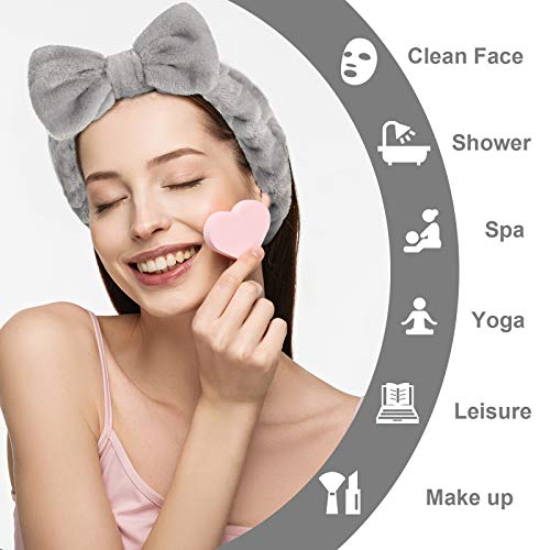 3 Bandas de Pelo de Lazo Diadema de Maquillaje Toalla de Envoltura de Cabeza de Lazo Diadema de Cosmético de Lana de Coral Diadema de Ducha Baño Deporte para Mujeres Niñas 3 Bandas de Pelo de Lazo Diadema de Maquillaje Toalla de Envoltura de Cabeza de Lazo Diadema de Cosmético de Lana de Coral Diadema de Ducha Baño Deporte para Mujeres Niñas
