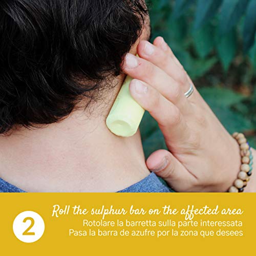 3 Barritas de azufre - Remedio natural para los dolores cervicales, tortícolis, dolores articulares y resfriados 3 Barritas de azufre - Remedio natural para los dolores cervicales, tortícolis, dolores articulares y resfriados