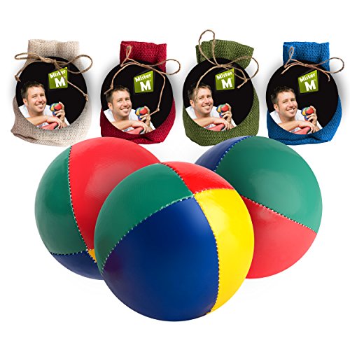 ✓ 3 Bolas para Malabares Relleno Orgánico ✓ con Bolsa Video En Línea ✓ por “Mister M” ✓ 3 Bolas para Malabares Relleno Orgánico ✓ con Bolsa Video En Línea ✓ por “Mister M”