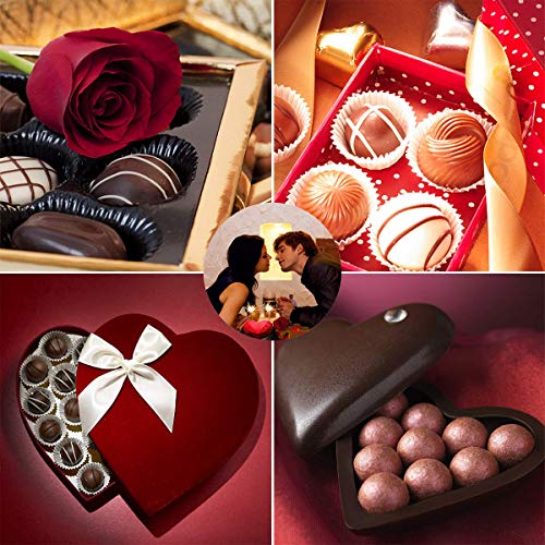 3 moldes de silicona con forma de semiesfera, con 15 huecos, para hornear el día de San Valentín, para hacer chocolate, magdalenas, dulces, gelatina, pudín, cubitos de hielo 3 moldes de silicona con forma de semiesfera, con 15 huecos, para hornear el día de San Valentín, para hacer chocolate, magdalenas, dulces, gelatina, pudín, cubitos de hielo