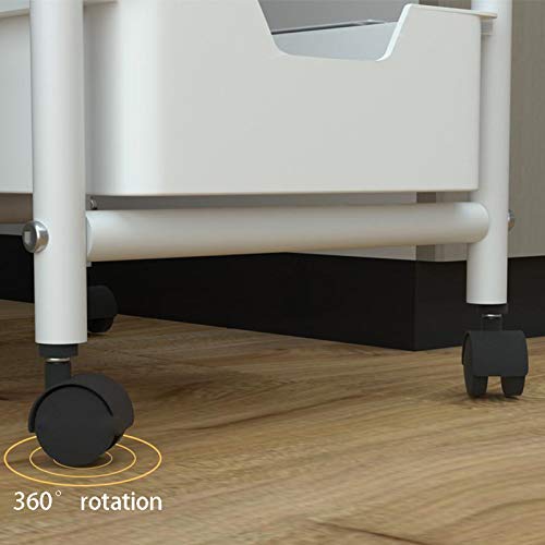 3 Niveles De Cocina Carro De Cocina En Ruedas Plastic Rolling Cart Push-Pull Drawer Storage Rack Para El Hogar Oficina Cocina Cuarto De Baño Salón De Belleza Spa Sirviendo (Color : Blanco) 3 Niveles De Cocina Carro De Cocina En Ruedas Plastic Rolling Cart Push-Pull Drawer Storage Rack Para El Hogar Oficina Cocina Cuarto De Baño Salón De Belleza Spa Sirviendo (Color : Blanco)