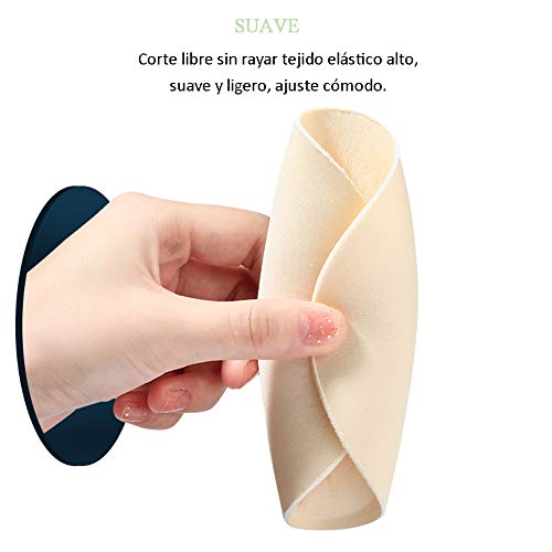 3 Pack Almohadillas para Sujetador, Rellenos Extraíbles para Bikinis, Sujetador Deportivo Push-up Semicírculo Recomendabe para Copa B/C (Delgado Beige)