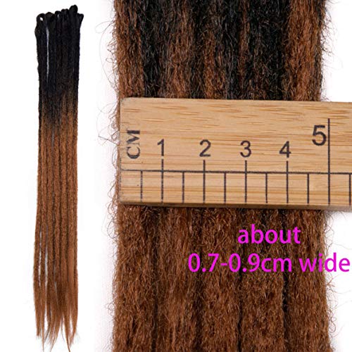 3 Paquetes Hechos a Mano Reggae y Hip-hop Dreadlocks Extensiones de Cabello Trenzas de Ganchillo Sintéticas Twist Cabello 50cm Rubio Blanqueador