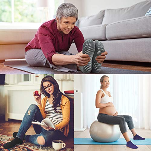 3 pares de calcetines antideslizantes para mujer, yoga, pilates, ballet, baile, fitness, entrenamiento de pies descalzos, trampolín Sox UK 4-10 / EU 35-42 3 pares de calcetines antideslizantes para mujer, yoga, pilates, ballet, baile, fitness, entrenamiento de pies descalzos, trampolín Sox UK 4-10 / EU 35-42