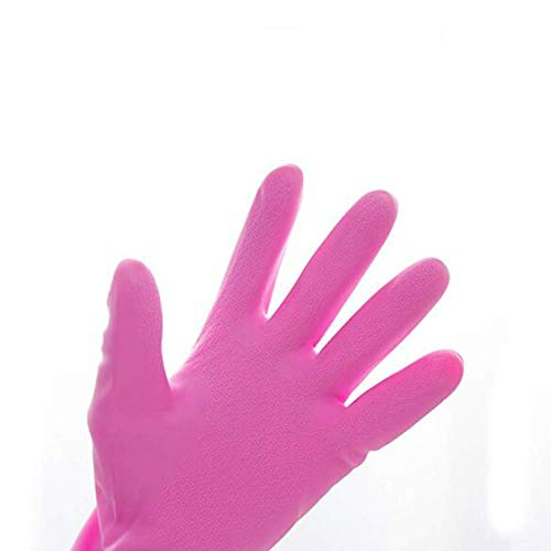 3 pares de limpieza de cocina a prueba de agua Guantes de goma para lavar platos Limpieza de lavandería (tamaño mediano, colores brillantes para los dedos) 3 pares de limpieza de cocina a prueba de agua Guantes de goma para lavar platos Limpieza de lavandería (tamaño mediano, colores brillantes para los dedos)