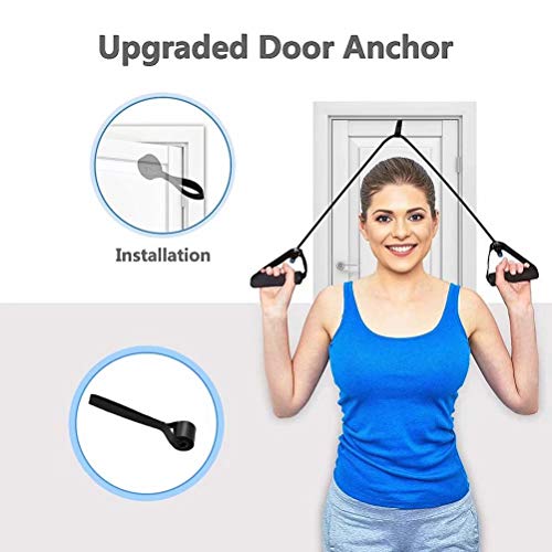 3 Pcs Ancla De Puerta, Door Anchor Entrenamiento En Suspensión Sistema De Tope para La Puerta para El Uso con Cables De Formación De Fitness Y Ejercicio Banda De Resistencia