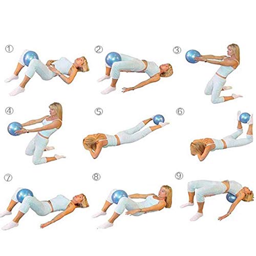 3 PCS Mini Yoga Pilates bola a prueba de explosiones de PVC bola equilibrada gimnástico de la aptitud ejercicio de entrenamiento con paja, Diámetro: 25 cm (rosa) Práctico equipo de gimnasia en el hoga 3 PCS Mini Yoga Pilates bola a prueba de explosiones de PVC bola equilibrada gimnástico de la aptitud ejercicio de entrenamiento con paja, Diámetro: 25 cm (rosa) Práctico equipo de gimnasia en el hoga