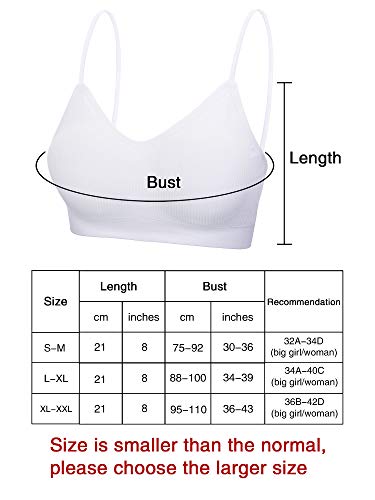 3 Sujetadores de Tubo de Cuello V Camisola con Relleno sin Costura Bandeau Sujetador Deportivo Sujetador de Dormir con Tirantes Elásticos (Negro, Blanco, Gris, L-XL) 3 Sujetadores de Tubo de Cuello V Camisola con Relleno sin Costura Bandeau Sujetador Deportivo Sujetador de Dormir con Tirantes Elásticos (Negro, Blanco, Gris, L-XL)