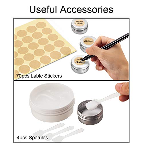 30 Piezas Tarros de Aluminio vacío Recipiente de cosmética para Crema loción máscaras Mini Velas cosméticos Arte de uñas (20 ml) 30 Piezas Tarros de Aluminio vacío Recipiente de cosmética para Crema loción máscaras Mini Velas cosméticos Arte de uñas (20 ml)