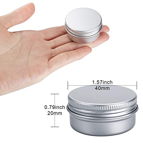 30 Piezas Tarros de Aluminio vacío Recipiente de cosmética para Crema loción máscaras Mini Velas cosméticos Arte de uñas (20 ml) 30 Piezas Tarros de Aluminio vacío Recipiente de cosmética para Crema loción máscaras Mini Velas cosméticos Arte de uñas (20 ml)