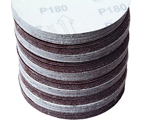 30PCS 3 Pulgadas de Disco de Lija de Arena de Disco de Papel de 75mm-80mm de Grosor Grano 320/400/600/800/1000/1500 Hook & Loop Disco de Lijado Para Sander Grits