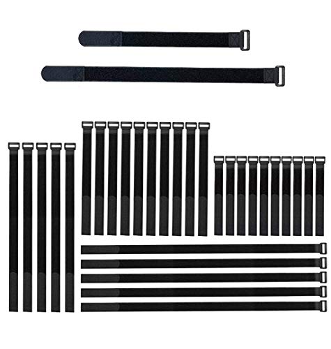 30PCS Brida Autoadhesiva para Cables,Correa Ajustable Cinta Autoadhesiva Reutilizable,Organizador de Cable,Cinta de Acabado de Objetos,4 Longitudes Diferentes(Negro). 30PCS Brida Autoadhesiva para Cables,Correa Ajustable Cinta Autoadhesiva Reutilizable,Organizador de Cable,Cinta de Acabado de Objetos,4 Longitudes Diferentes(Negro).