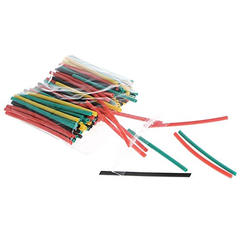 328PCS 2: 1 de poliolefina Surtido termorretráctiles Tubo de conexión arrollada Cable Aislado Juego de Tubos manguitosMengonee